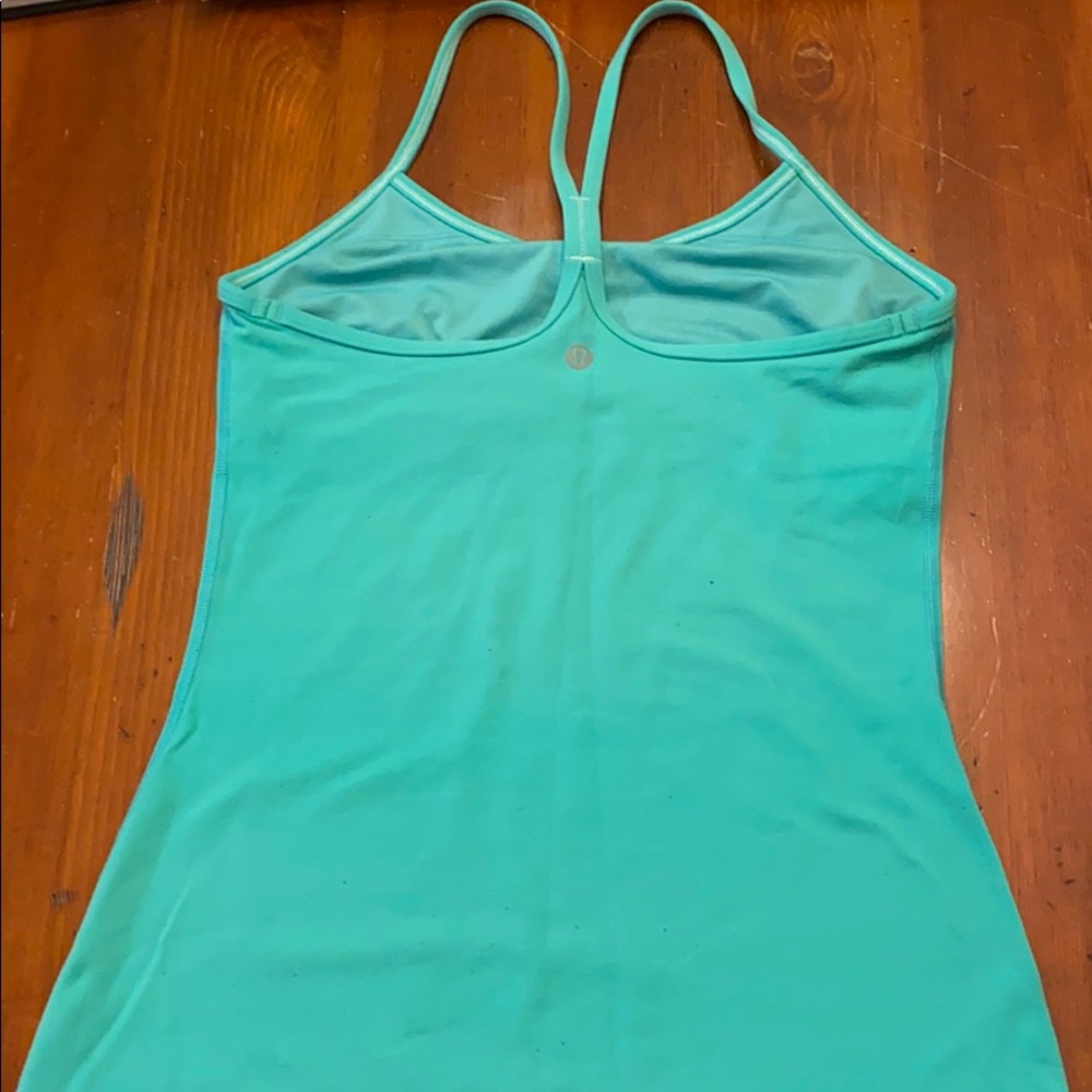 Lululemon Turquoise Racerback Tank - Picture 3 of 4